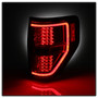 Spyder 9042201 - xTune 09-14 Ford F-150 Light Bar LED Tail Lights - Red Clear (ALT-JH-FF15009-LBLED-RC)