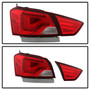 Spyder 9042157 - xTune 14-18 Chevy Impala (Excl 14-16 Limited) LED Tail Lights - Red Clear (ALT-JH-CIM14-LBLED-RC)