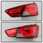 Spyder 9042157 - xTune 14-18 Chevy Impala (Excl 14-16 Limited) LED Tail Lights - Red Clear (ALT-JH-CIM14-LBLED-RC)