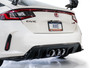 AWE 3015-52287 - 2023 Honda Civic Type R FL5 Touring Edition Exhaust w/ Triple Chrome Silver Tips