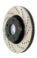 StopTech 128.44187CL - Sportstop Cryo Drilled Brake Rotor; Left