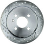 StopTech 227.34019R - Select Sport Drilled and Slotted Brake Rotor; Rear Right