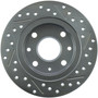 StopTech 227.45035R - Select Sport Drilled and Slotted Brake Rotor; Rear Right