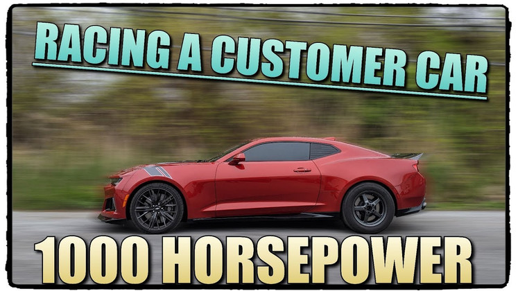 Andrew Takes Customers 1000 RWHP Camaro to the Track