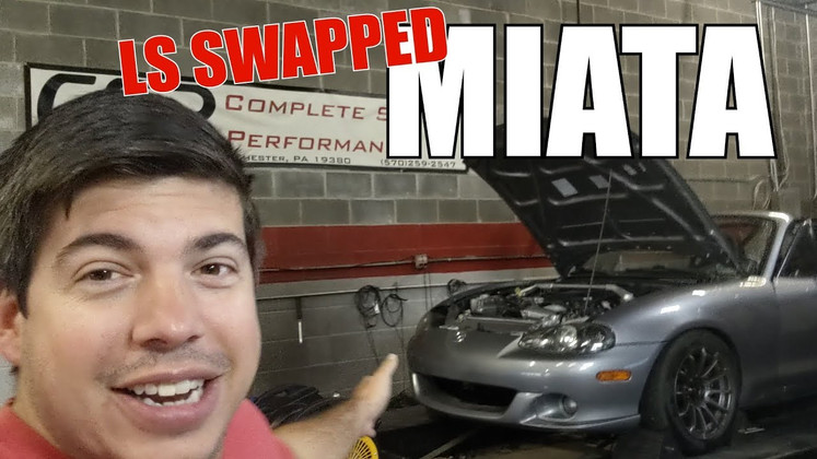 LS Swapped MIATA hits the Dyno and the Streets!