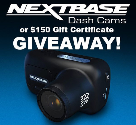 Win a Next Base Dash Cam or $150 CSP Gift Certificate!