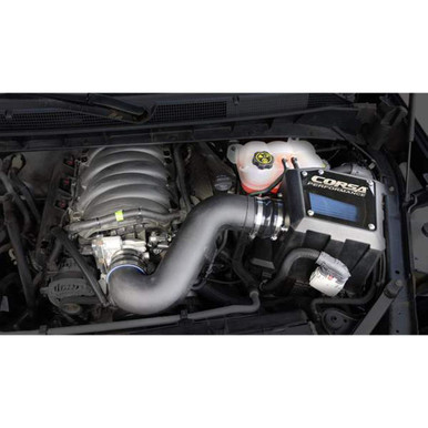 Corsa Performance Cold Air Intake System with Maxflow 5 Oiled Filter -  2019+ Chevy Silverado & Sierra 1500 (5.3L V8) - 45953