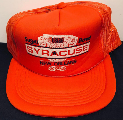 Trucker Cap Syracuse New Orleans Sugar Bowl USF and G SNAPBACK snap back vintage farmer hat mesh