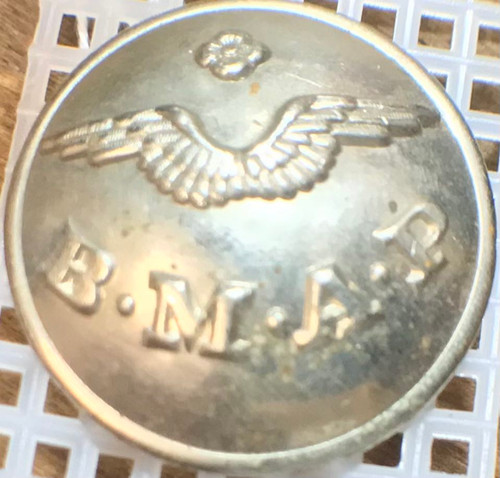 Front picture of a British Ministry of Air Production Uniform Jacket button