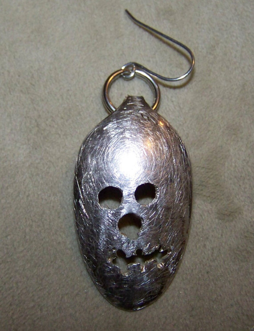 Juggalo ICP Single Skull spoon bowl earring