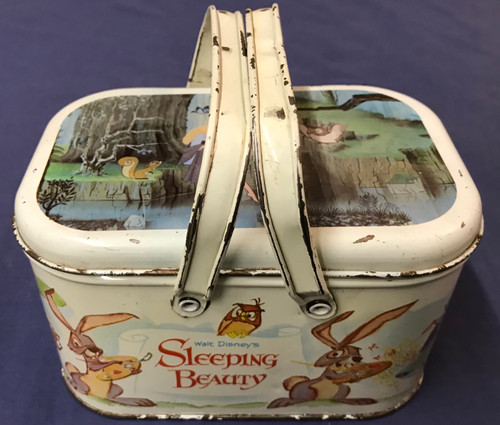 SCARCE GSW General Steel Wares Walt Disney's Sleeping Beauty Tin Lunch Box