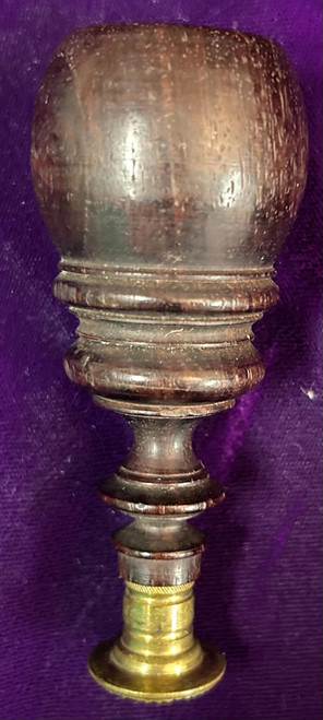 Mid-Late Georgian Legal Seal with turned hardwood handle