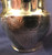 Side view of sterling silver antique Georgian Creamer.
