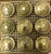 Winnipeg Transit System BUTTONS 9 uniform coat buttons - BUS driver Manitoba