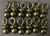 DOZEN black SOOTHER pacifier 1990s LARGE pendants charms plastic Goth Baby Shower