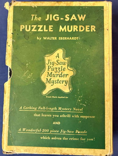 Walter Reed Puzzle The Jig-Saw Puzzle Murder - Walter Eberhardt - BOOK and PUZZLE