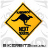 Kangaroo Crossing Sign Patch