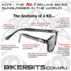 Motorcycle Sunglasses - X KD's Bi-Focal Readerz - Smoke - 2.25