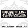 Helmet Sticker - Looking For A Man