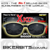 Motorcycle Sunglasses - X KD's Bi-Focal Readerz - Clear - 1.75
