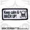 Keep Calm & BIKER UP! Patch