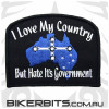 I Love My Country But Hate It's Government Patch