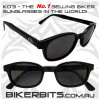 Motorcycle Sunglasses - KD's Black - Smoke