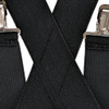 Black Biker Suspenders