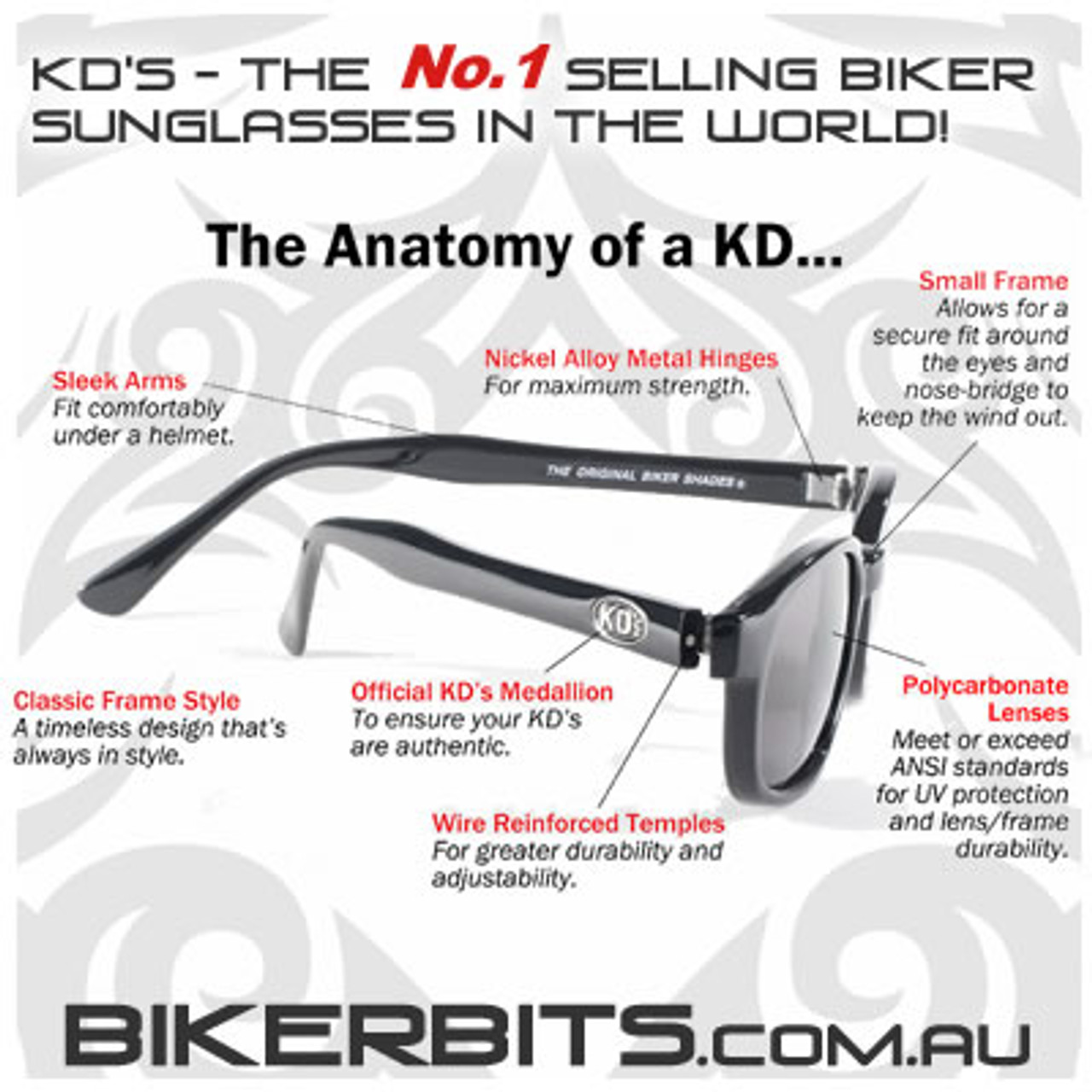 KD's Bi-Focal Readerz - Clear - 1.75