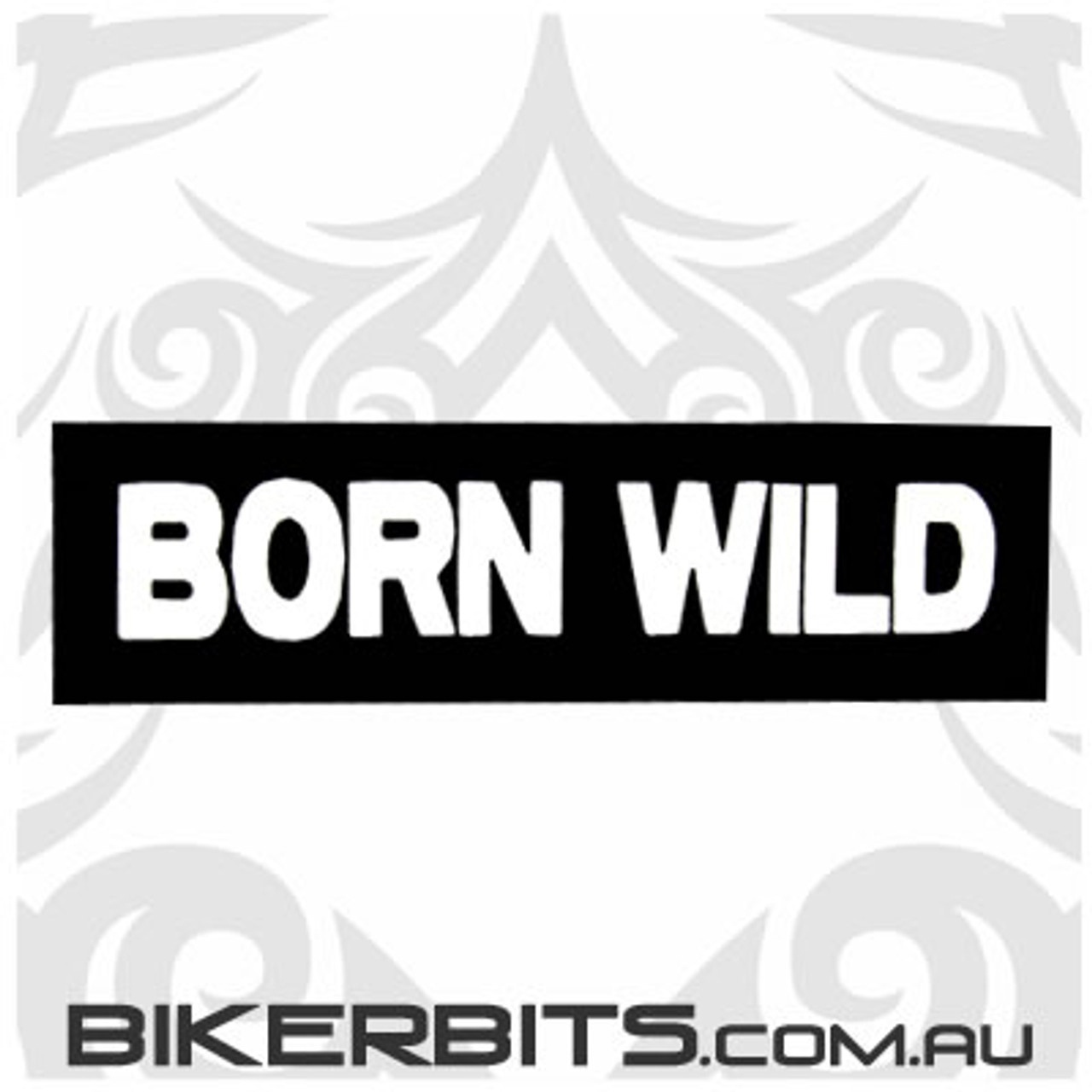 Helmet Sticker - Born Wild