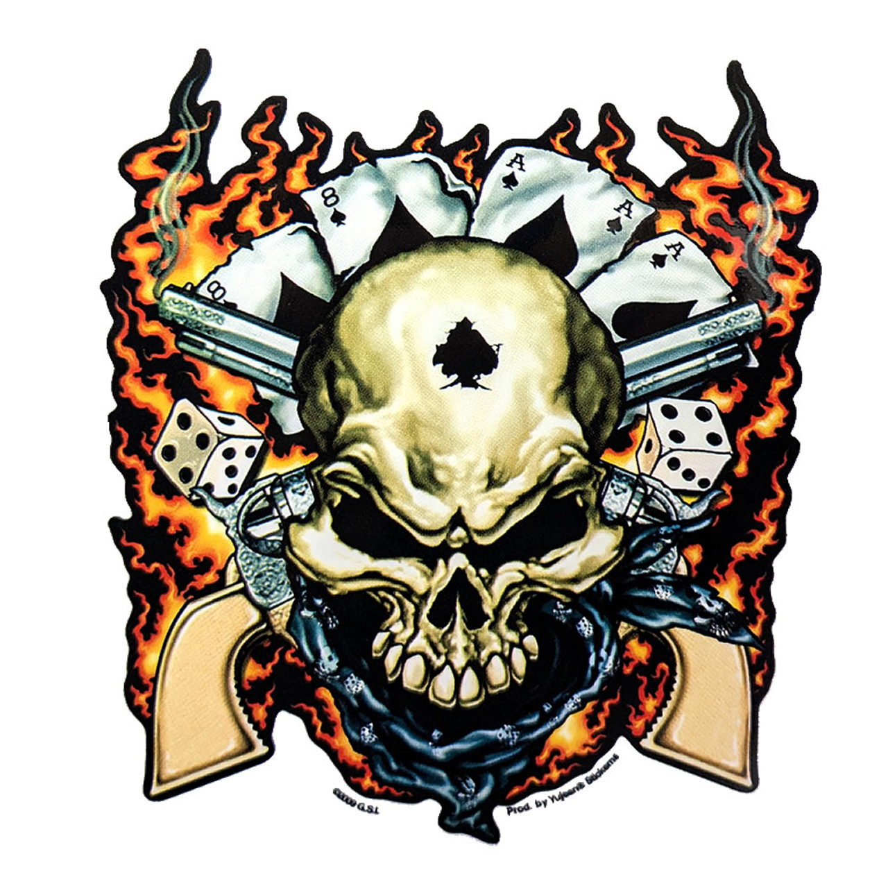 Dead Mans Hand Decal