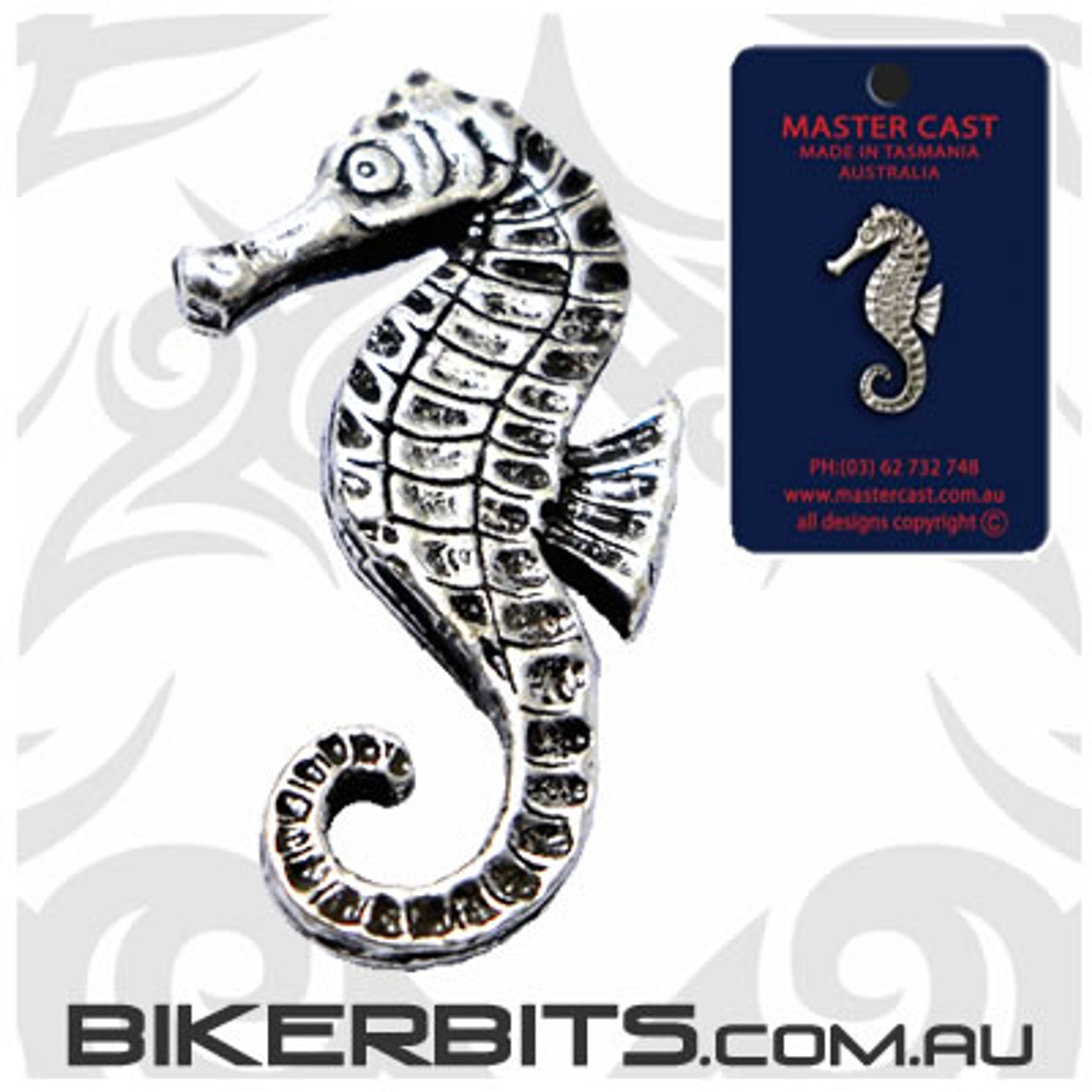 Seahorse - Pewter Lapel Pin