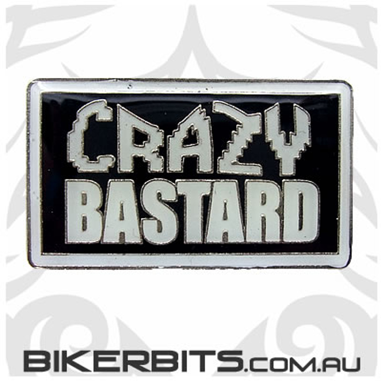 Crazy Bastard Lapel Pin