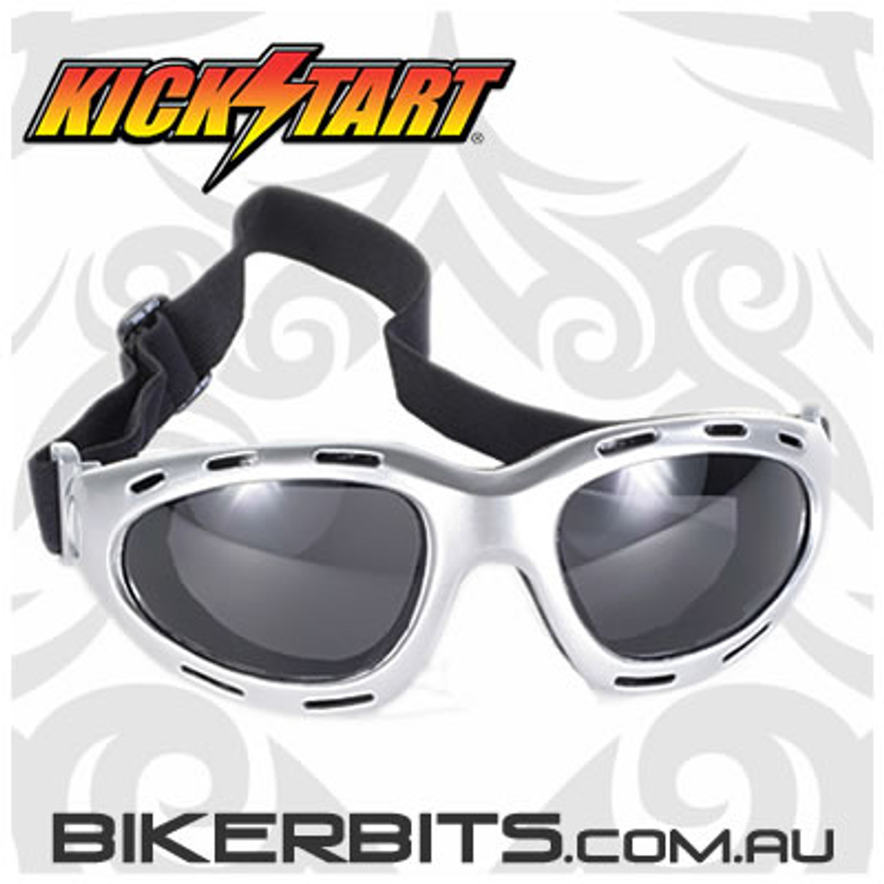 Goggles - Kickstart Dyno - Smoke/Silver