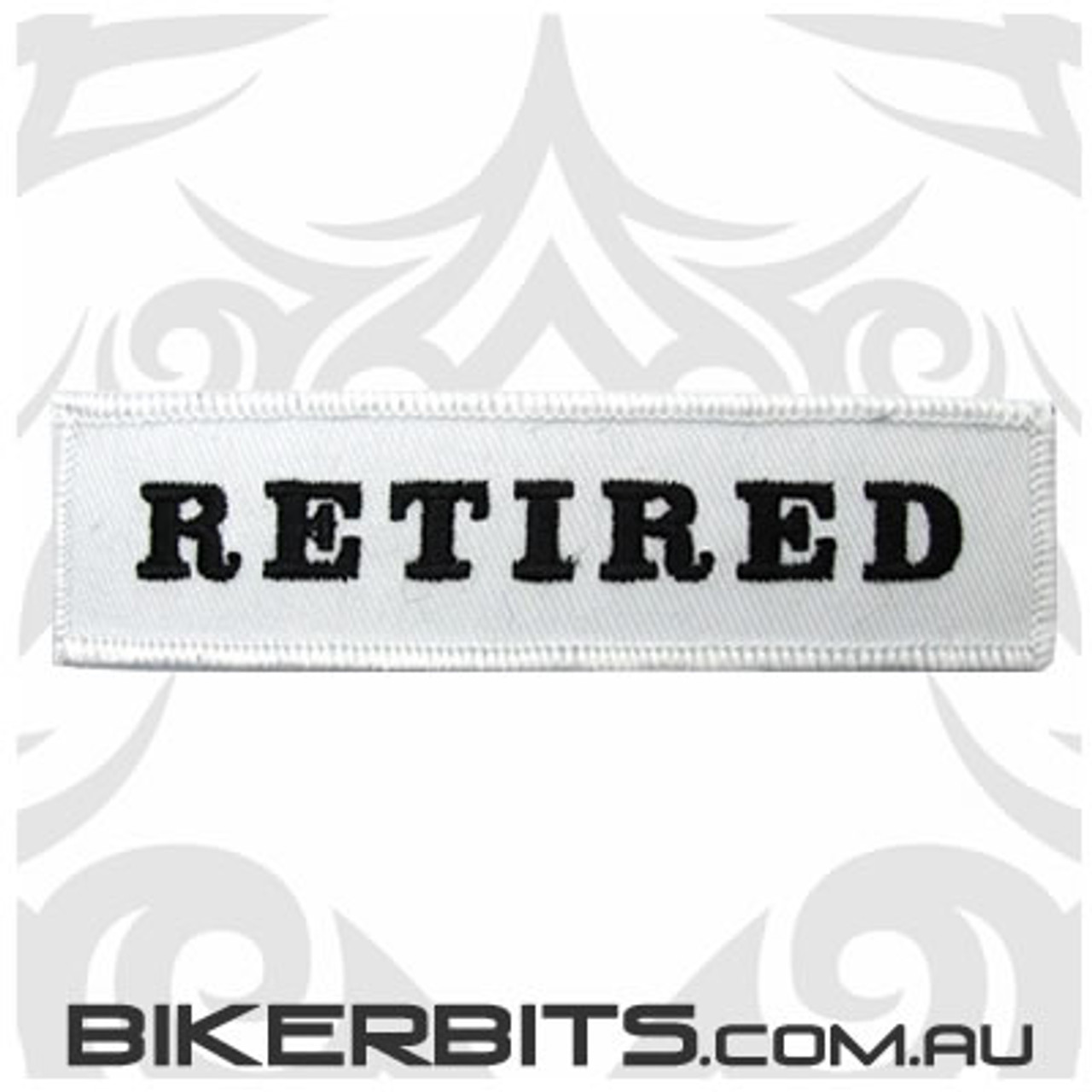 RETIRED Biker Club Patch