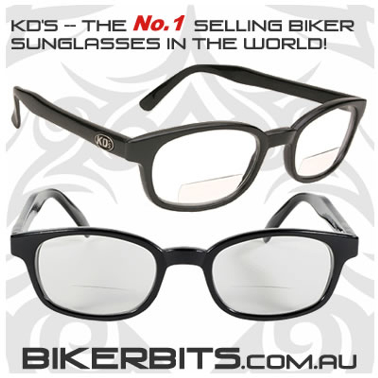 KD's Bi-Focal Readerz - Clear - 1.50