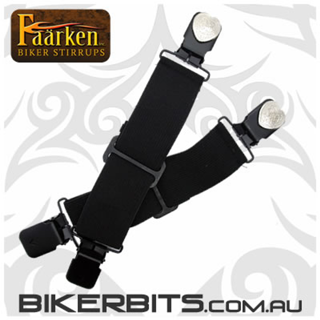 Faarken Biker Stirrups - Small Heart