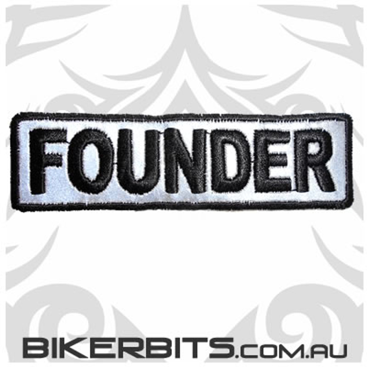 FOUNDER - Biker Club Reflective Patch