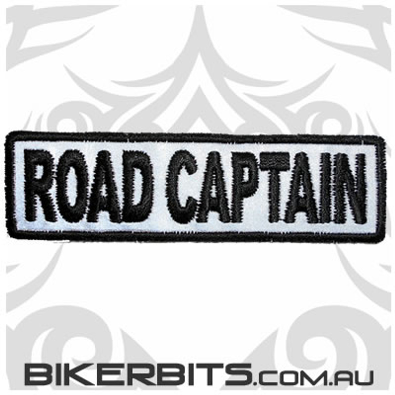 Patch - Biker Club ROAD CAPTAIN - Reflective