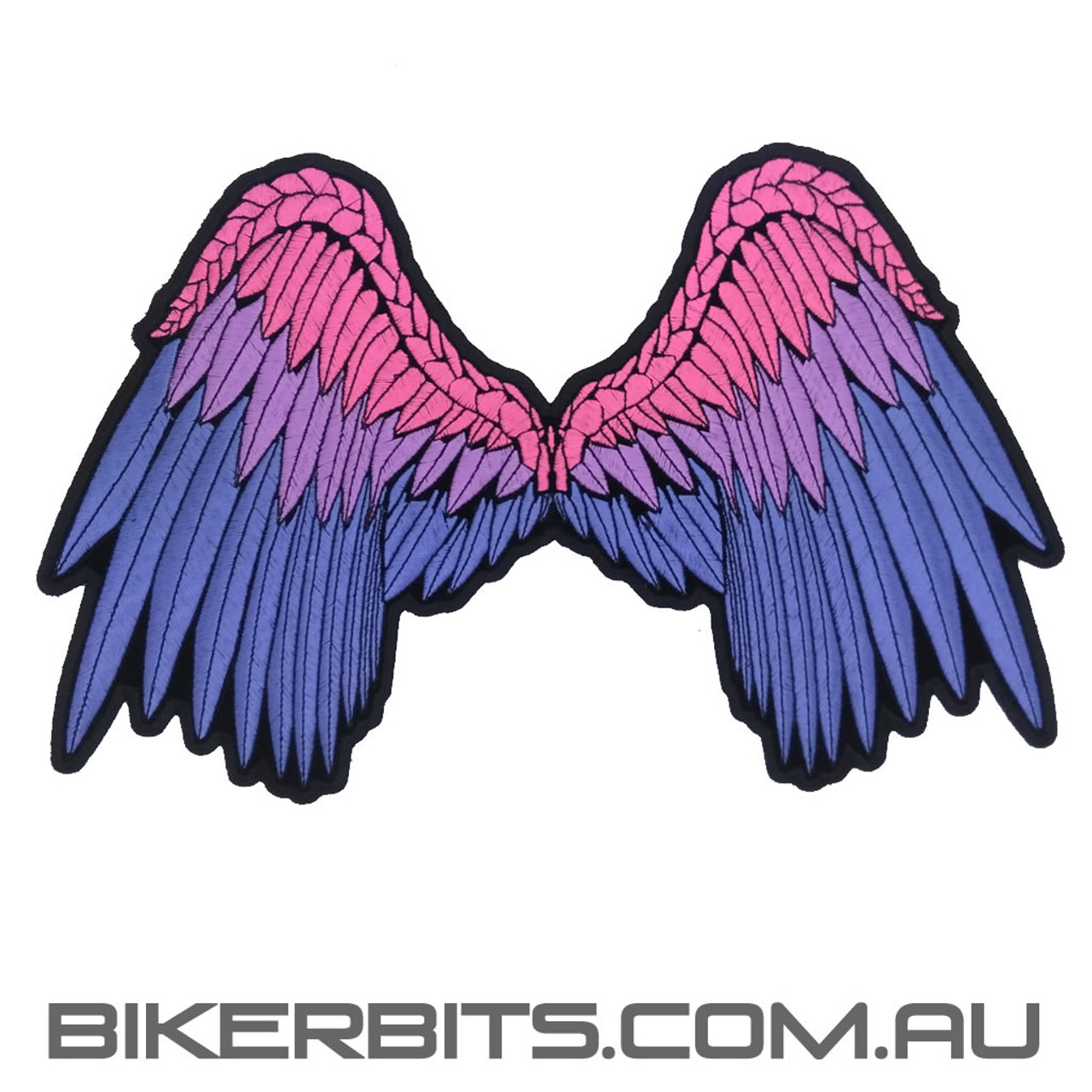 Colourful Angel Wings Large Patch 