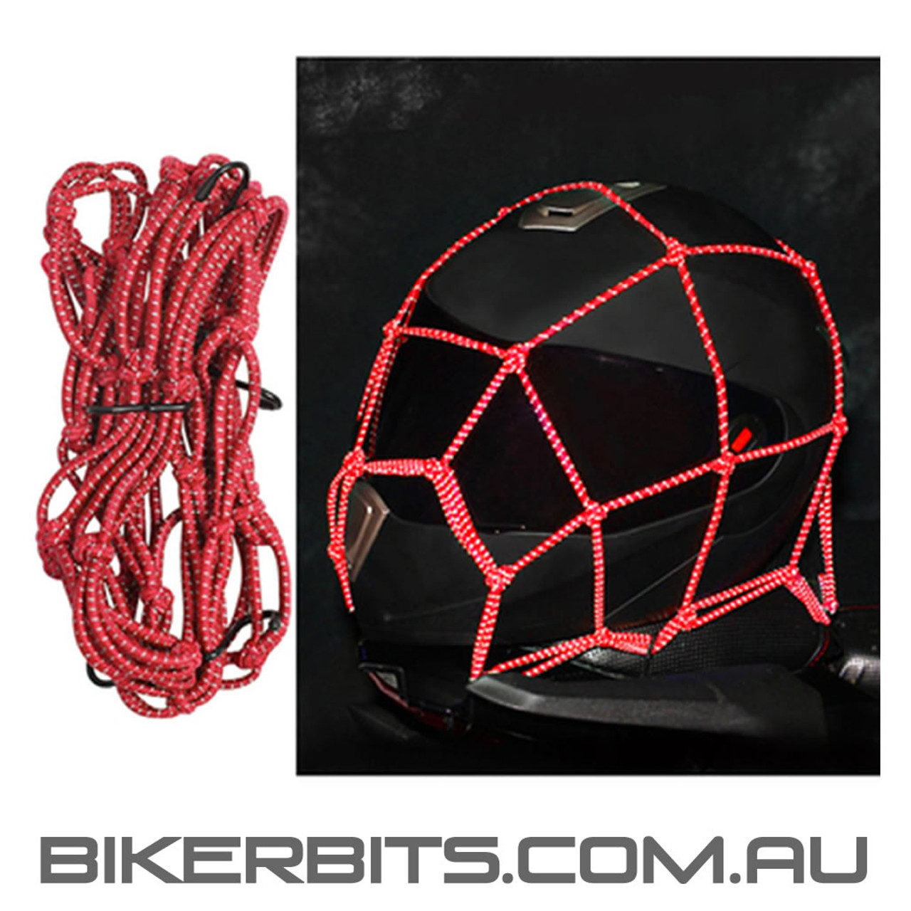 Reflective Cargo Net - Red