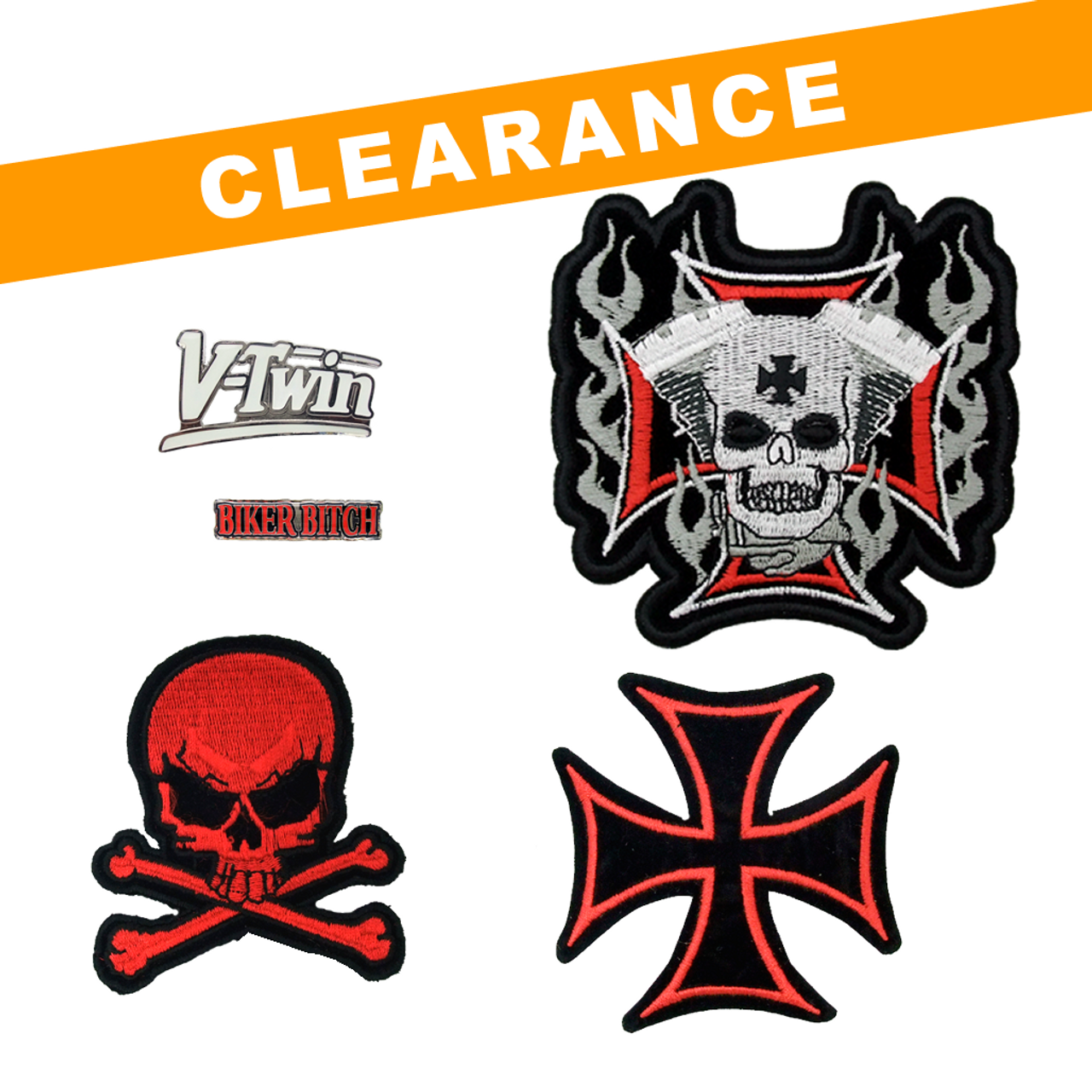 Clearance Items - Patches & Pins Set 7