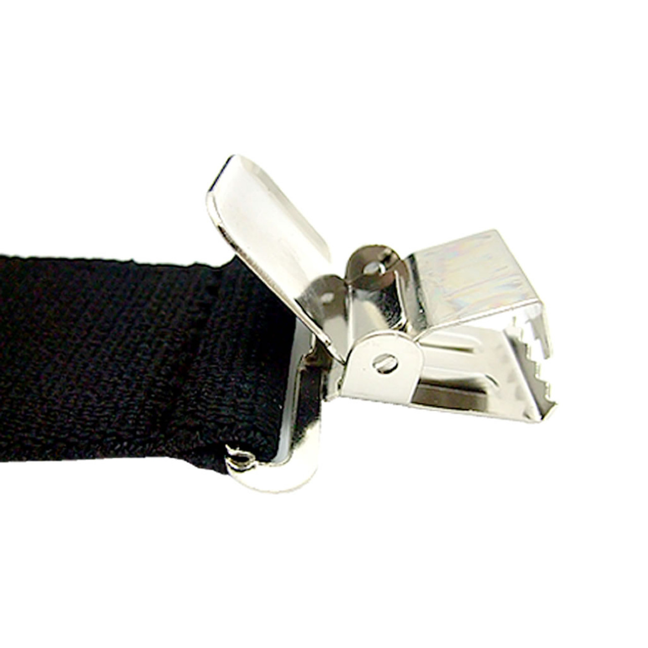 Black Biker Suspenders