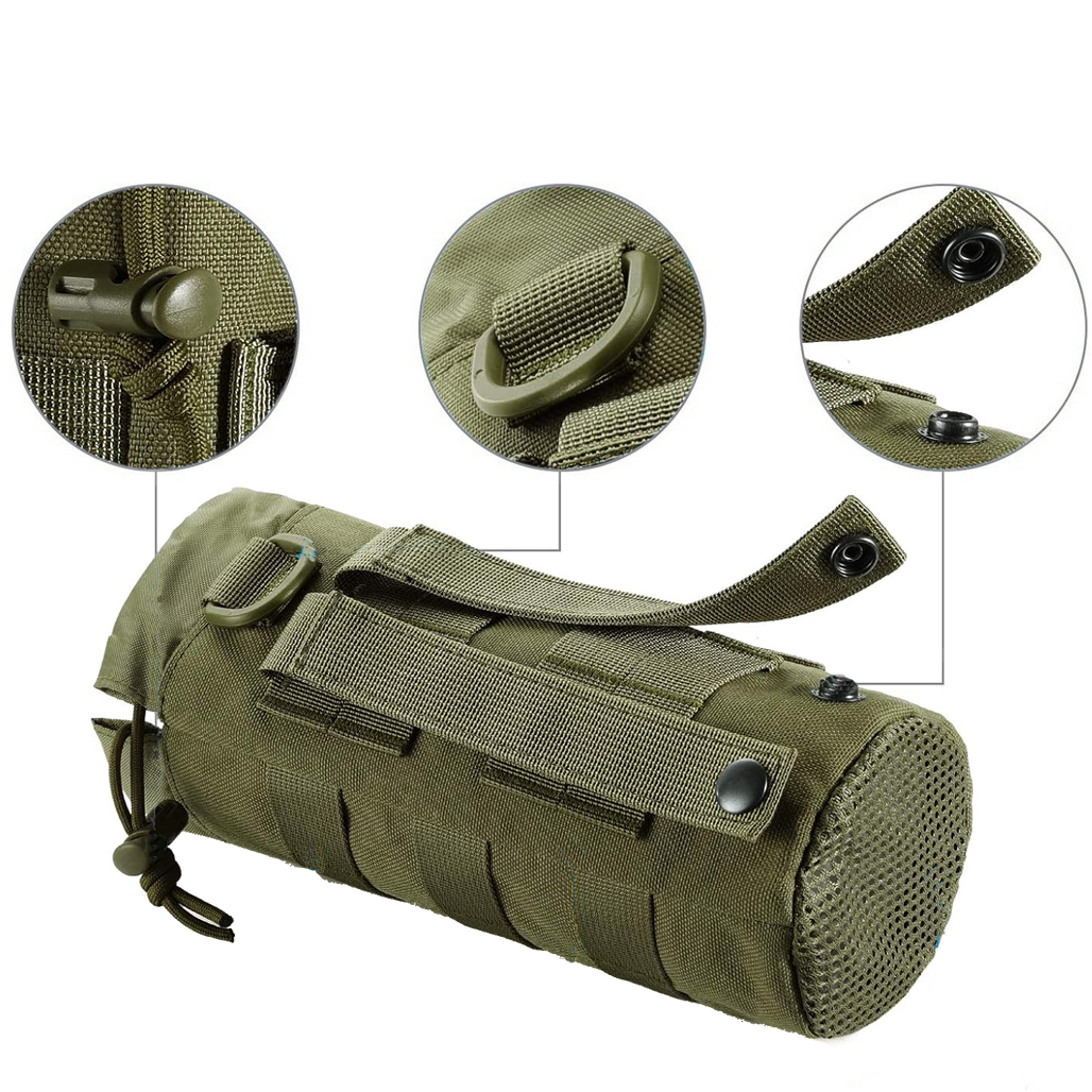 Molle Bottle Holder Bag - Large - Army Green