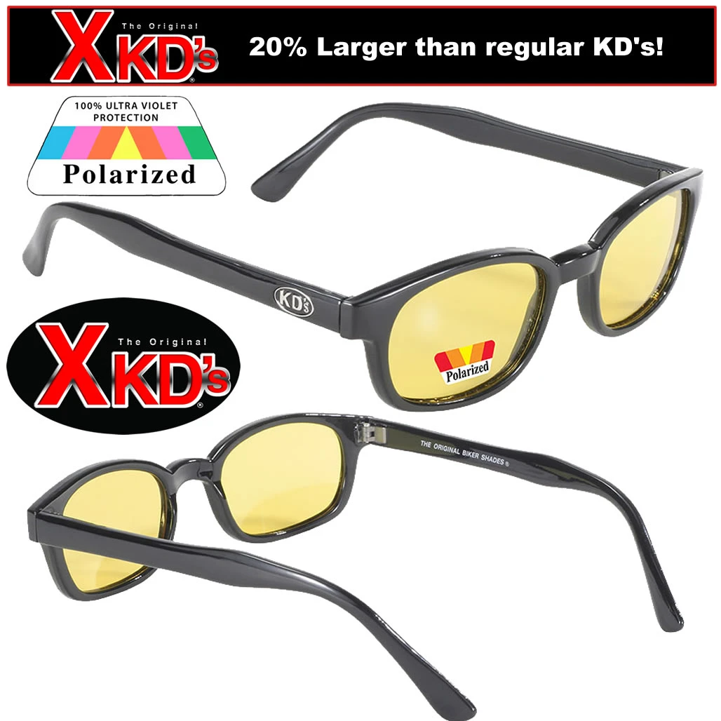 Black - Yellow Polarized X KD's