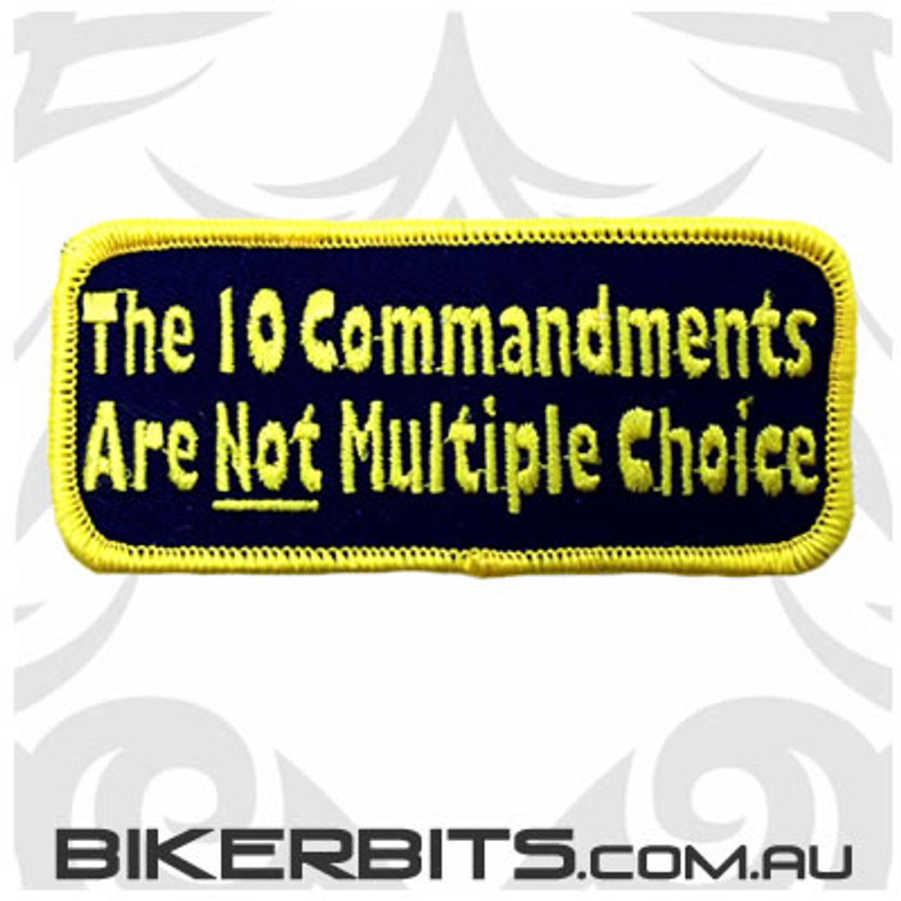 The 10 Commandments Patch