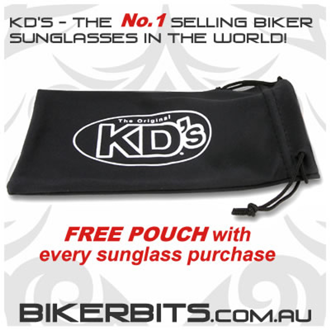 Motorcycle Sunglasses - KD's Bi-Focal Readerz - Clear - 2.25