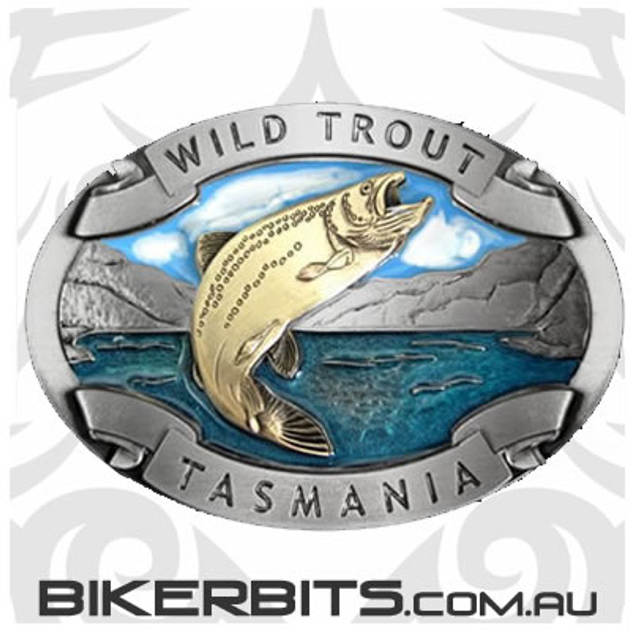 Wild Trout Tasmania Belt Buckle