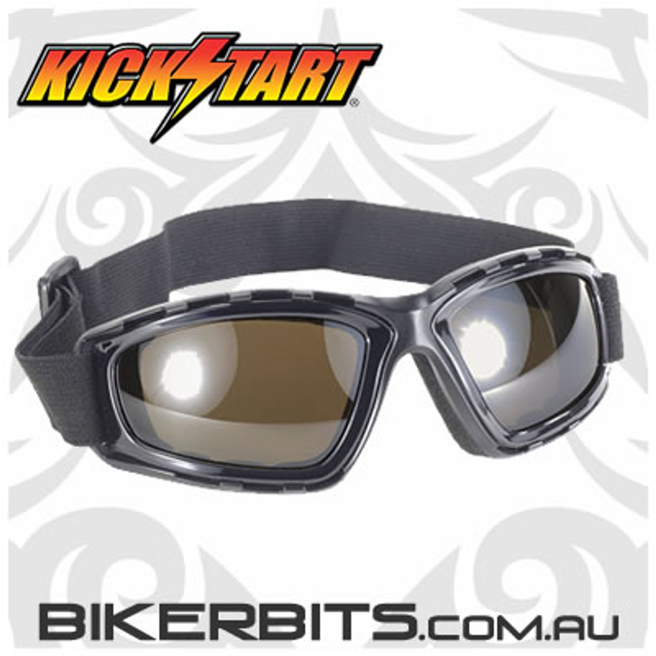 Goggles - Kickstart Force - Brown Lens /Silver Mirror