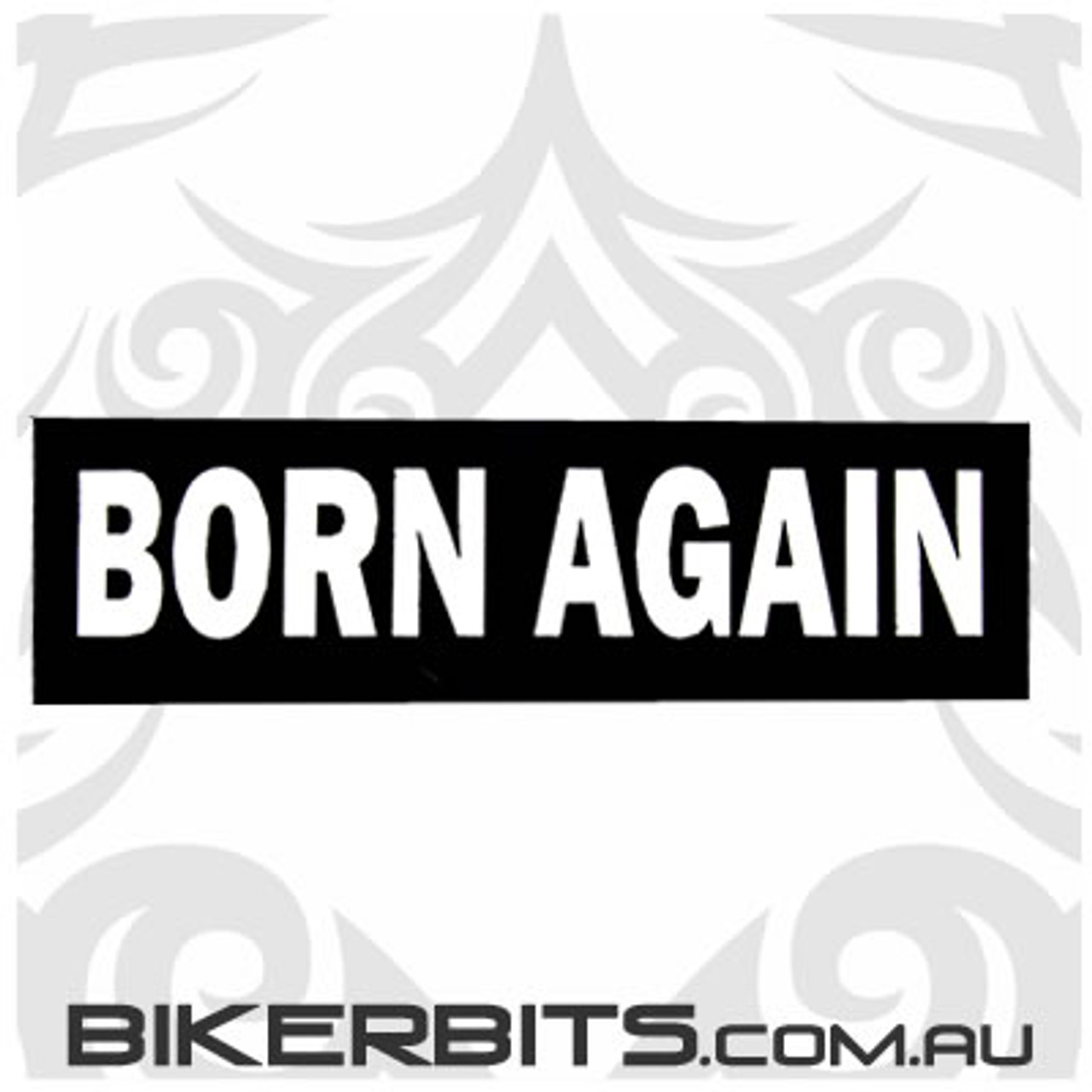 Helmet Sticker - Born Again